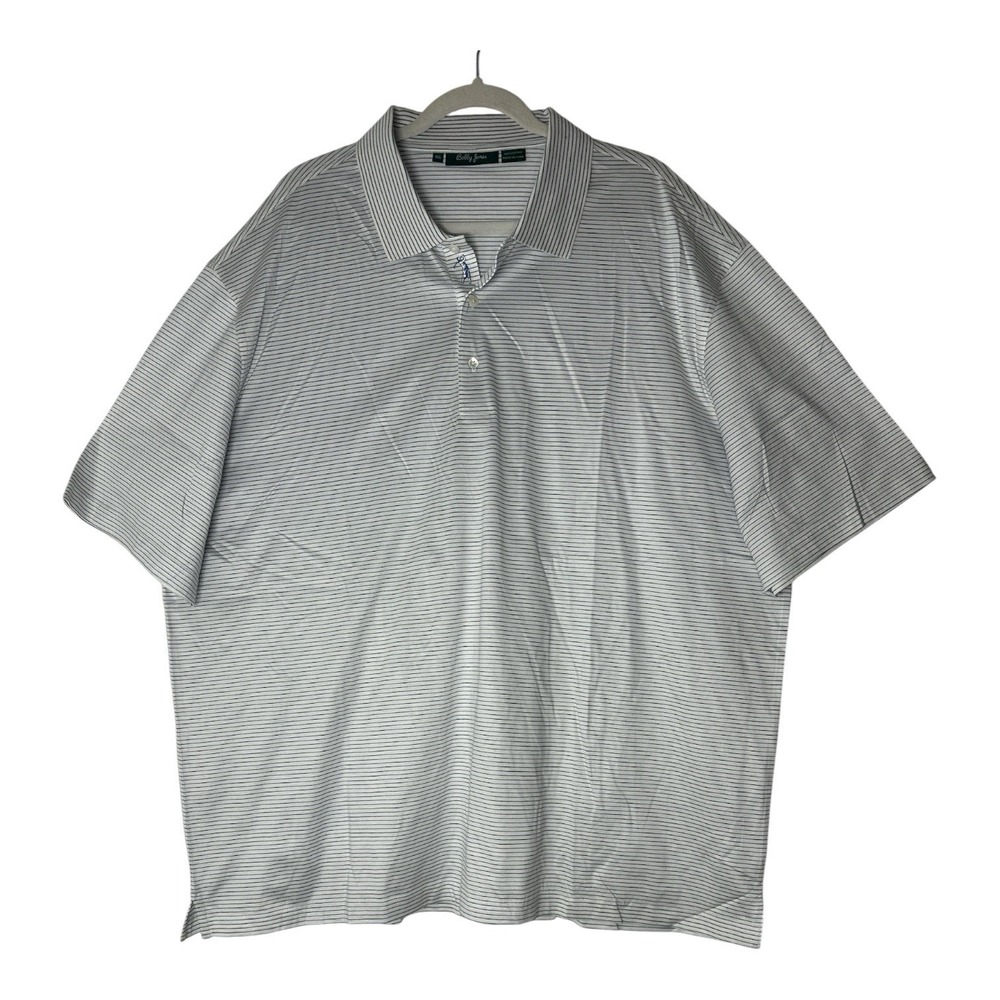 Bobby Jones Polo Shirt Mens 3XL Striped Short Sleeve Golf Cotton Stretch